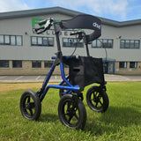 Drive Devilbiss Torro Outdoor Rollator with 12" treaded pneumatic tyres