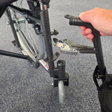 Crash tested wheelchair- Self propelled suitable for use in a vehicle