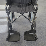 Crash tested wheelchair- Carer controlled suitable for use in a vehicle