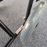 Crash tested wheelchair- Carer controlled suitable for use in a vehicle