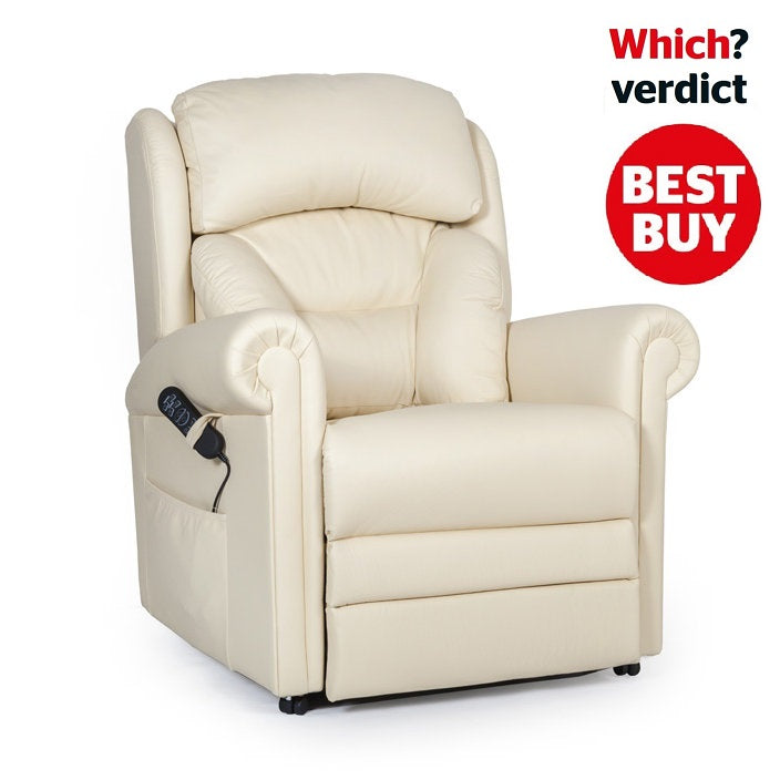 Beige recliner chair with 'Which? Best Buy' label on a white background