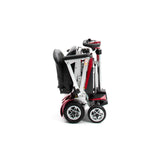 Foldable mobility scooter on a white background