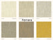 Colour swatches of 'Ferrara' fabric collection with names and codes.