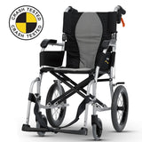 Karma Ergo Lite 2 Tall Transit Ultra Lightweight Folding Wheelchair - Crash Tested