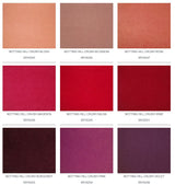 Grid of Notting Hill Crush paint swatches in various colours