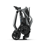 Foldable electric scooter on a transparent background
