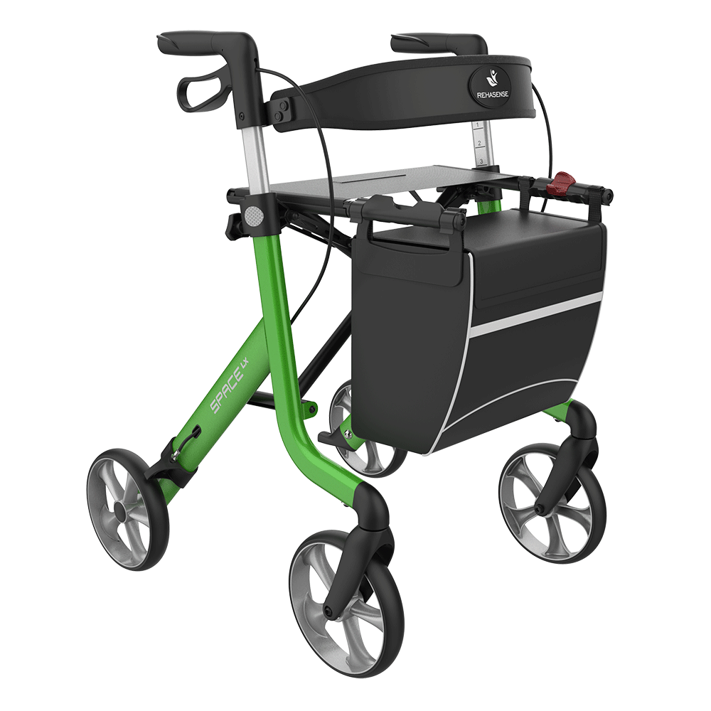 Rehasense Space LX Lightweight Folding Rollator - Medium