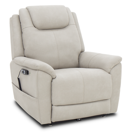 Beige recliner chair