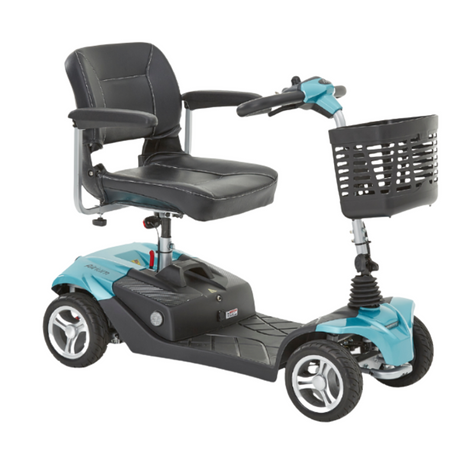 Airium Ultra Lightweight Mobility Scooter with 25 miles range, 21st user weight