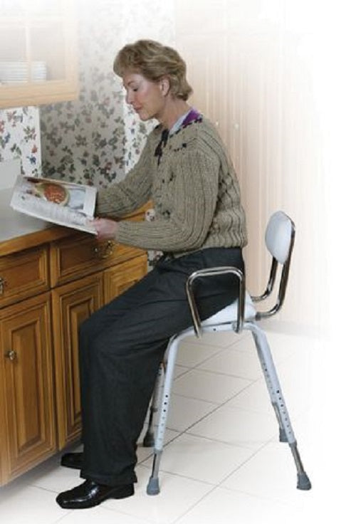 All purpose adjustable perching stool