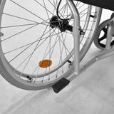 Lightweight folding self propel wheelchair 8.5kg with lapbelt handbrakes ECSP04