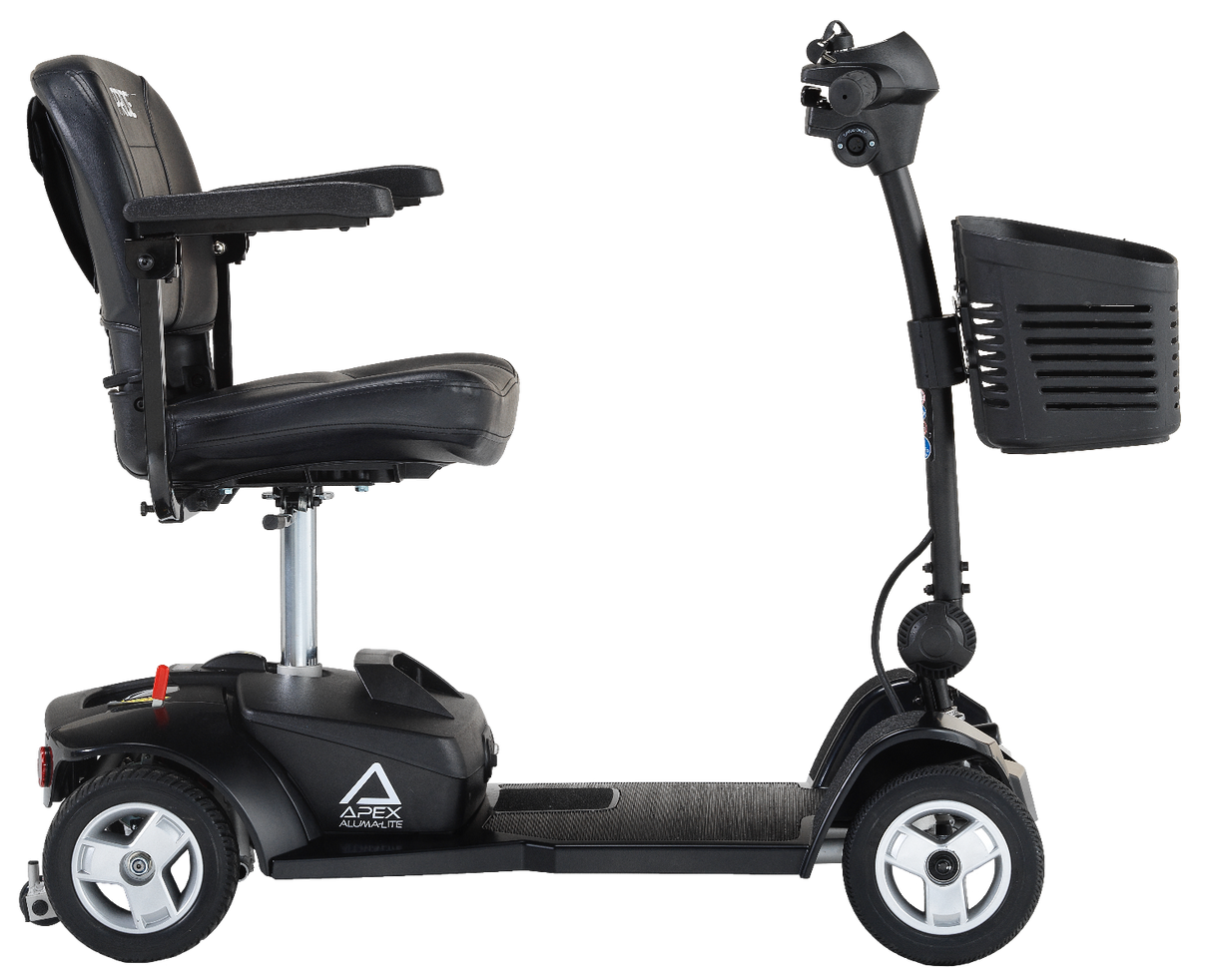 Pride Apex Alumalite Ultra Lightweight Mobility Scooter Black
