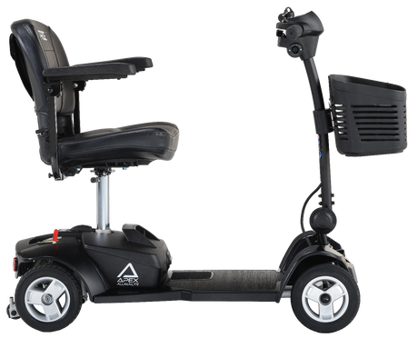 Pride Apex Alumalite Ultra Lightweight Mobility Scooter Black