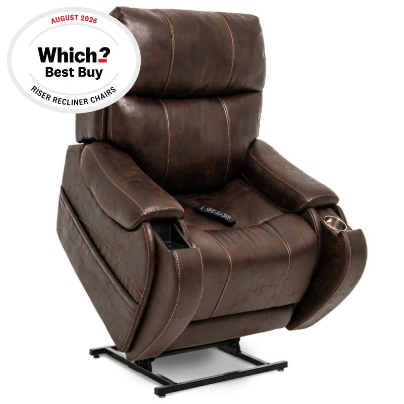 Atlas Rise Recliner Chair head and lumbar support and wireless charging