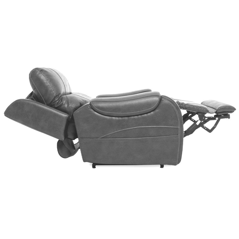 Atlas Leather Rise Recliner Chair head and lumbar support and wireless charging - Ex Demo