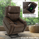 Atlas riser recliner with powered head and lumbar - Ex Demo