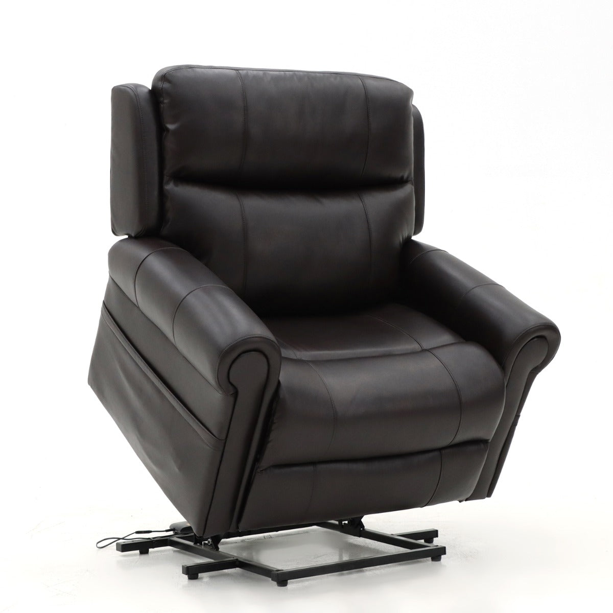 Heavy Duty Bariatric Rise and Recliner Chair - up to 35 Stone Extra Wide Seat-Brown-24"  Ex Demo