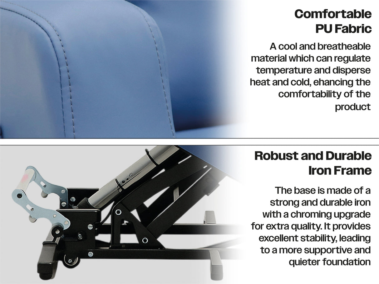 Barrowfield riser recliner chair, wipe clean, removeable arms, easy to move