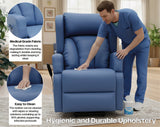 Barrowfield riser recliner chair, wipe clean, removeable arms, easy to move