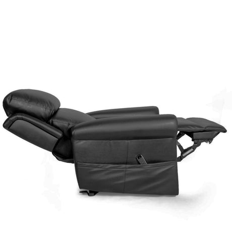 Highfield 4 motor leather riser recliner chair - Powered Head and Lumbar - NEW