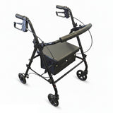 Lightweight rollator walker 4 wheel walking mobility frame 5 Colours - 6kg
