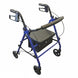 Lightweight rollator walker 4 wheel walking mobility frame 5 Colours - 6kg