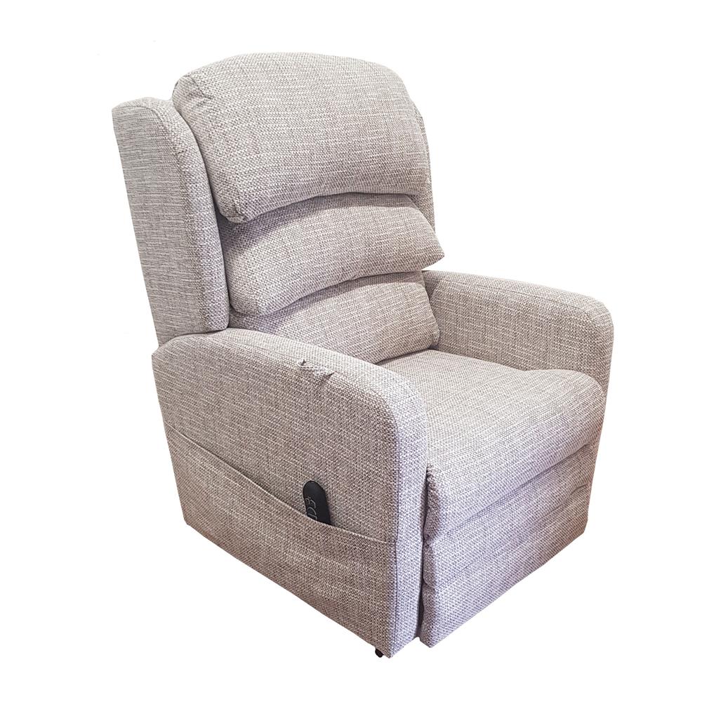 Bracken dual motor riser recliner chair - Made in the UK waterfall beige