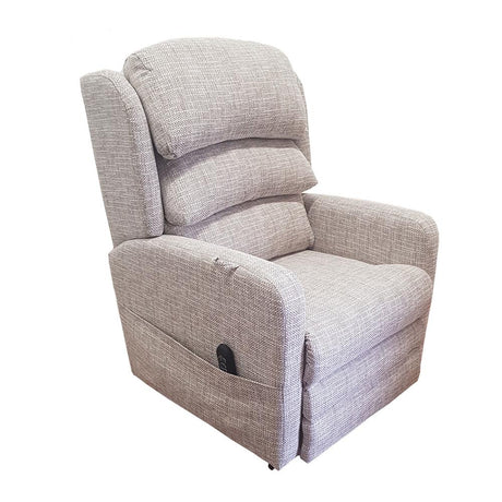 Bracken dual motor riser recliner chair - Made in the UK waterfall beige