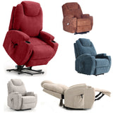 Burlington Fabric Dual Motor Riser Recliner Chair