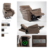 The Ultra 5 Motor High leg Lift Rise Recliner Chair with Heat and Massage