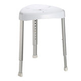 Adjustable height heavy duty bath shower stool