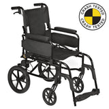 Crash tested wheelchair- Attendant controlled 18" seat width