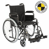 Crash tested wheelchair- Self propelled suitable for use in a vehicle