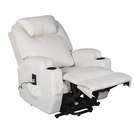 Cream Cavendish Dual Motor Riser Recliner Chair