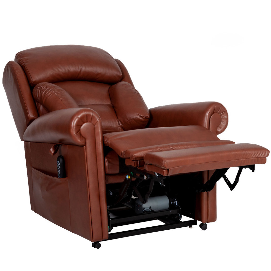 Cullingworth Chair in Petite Custom leather NEW