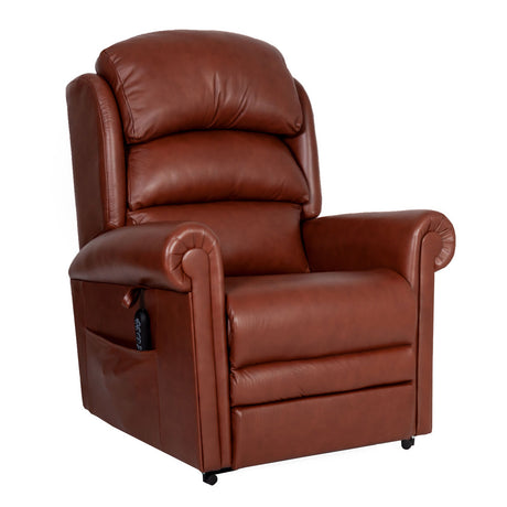 Cullingworth Waterfall Back Brown Leather - Ex Demo