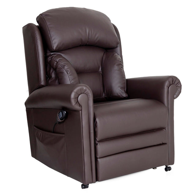 Cullingworth Lateral Back Dark Chocolate Brown Leather - Ex Demo