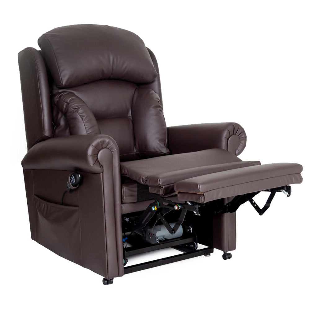 Cullingworth Lateral Back Dark Chocolate Brown Leather - Ex Demo