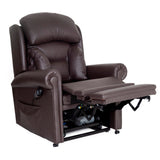 Cullingworth Lateral Back Dark Chocolate Brown Leather - Ex Demo