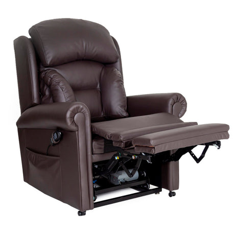 Cullingworth Lateral Back Dark Chocolate Brown Leather - Ex Demo