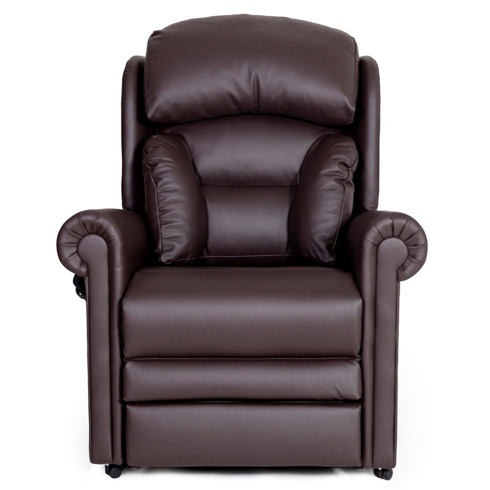 Cullingworth Lateral Back Dark Chocolate Brown Leather - Ex Demo