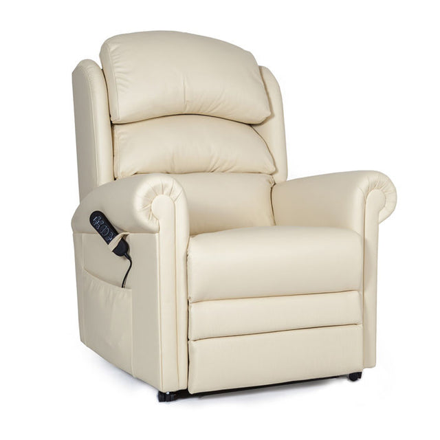Cullingworth Waterfall Backrest Cream leather - Ex Demo