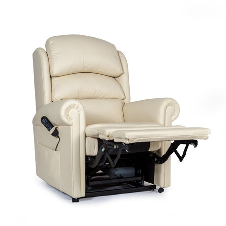 Cullingworth Waterfall Backrest Cream leather - Ex Demo
