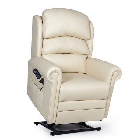 Cullingworth Waterfall Backrest Cream leather - Ex Demo
