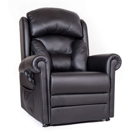 Cullingworth Lateral Back Black leather - Ex Demo