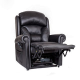 Cullingworth Lateral Back Black leather - Ex Demo