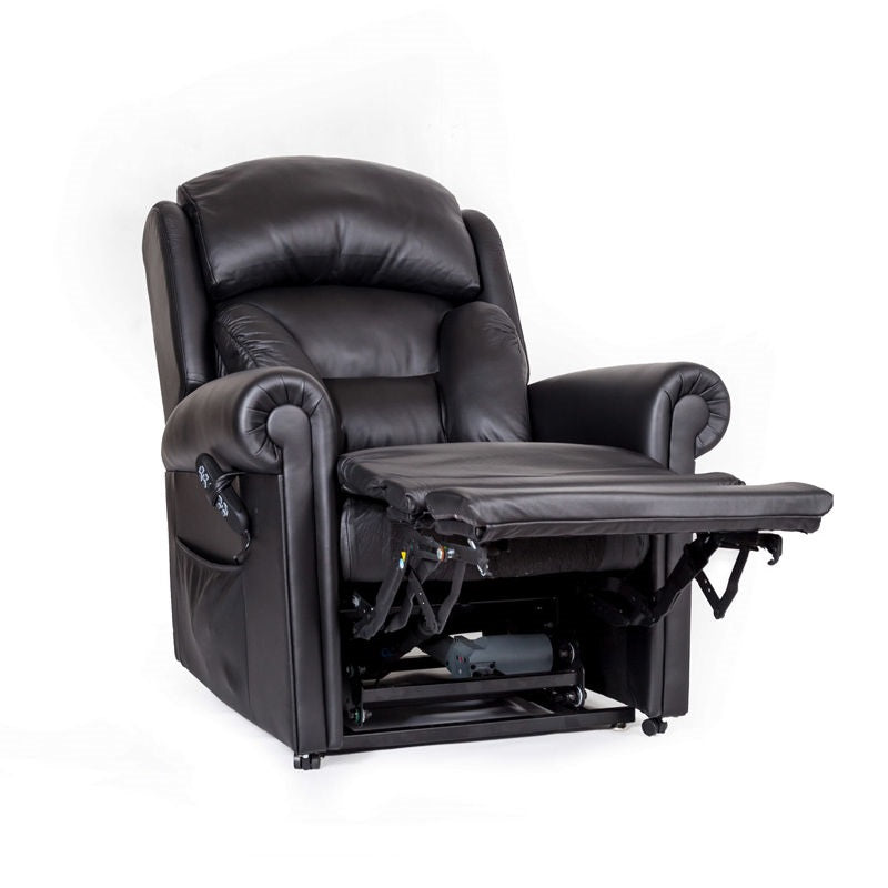 Cullingworth Lateral Back Black leather - Ex Demo