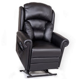 Cullingworth Lateral Back Black leather - Ex Demo