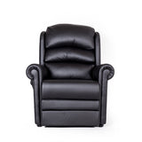 Cullingworth Waterfall Backrest Black leather - Ex Demo