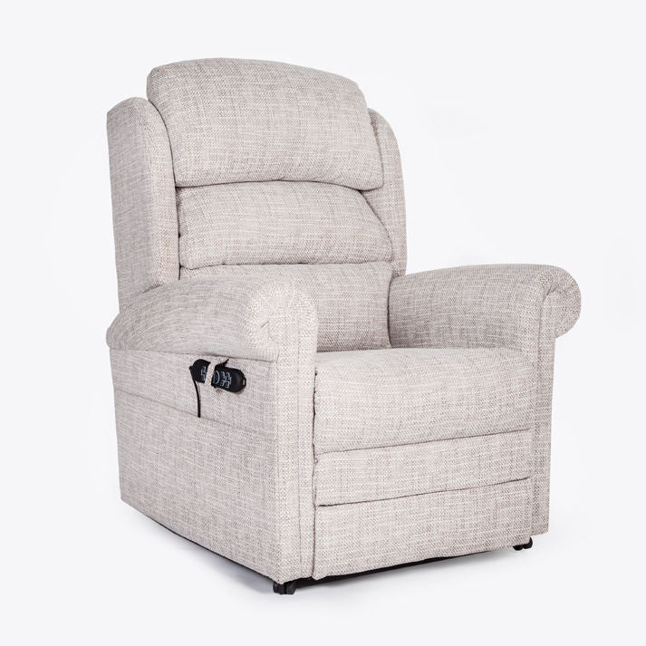 Cullingworth Waterfall Backrest Beige Fabric -Ex Demo